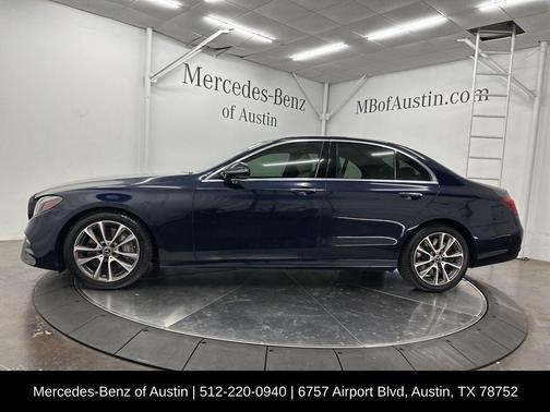 Blue 2020 Mercedes-Benz E-Class E 450 4MATIC