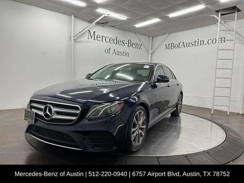 Blue 2020 Mercedes-Benz E-Class E 450 4MATIC