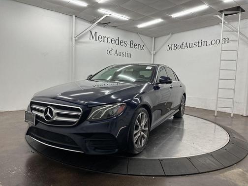 Blue 2020 Mercedes-Benz E-Class E 450 4MATIC
