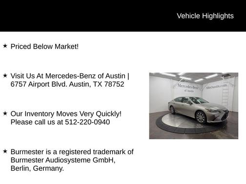 2020 Lexus ES 350 Base