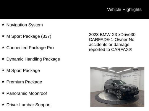 2023 BMW X3 xDrive30i
