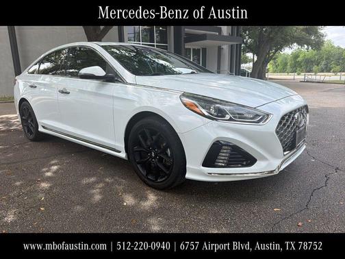 Quartz White Pearl 2018 Hyundai SONATA Sport 2.0T