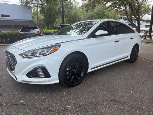 Quartz White Pearl 2018 Hyundai SONATA Sport 2.0T