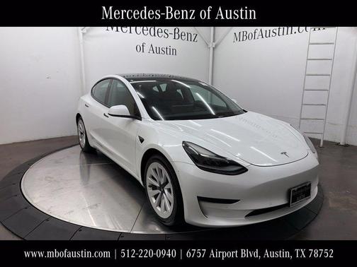 White 2022 Tesla Model 3 Base