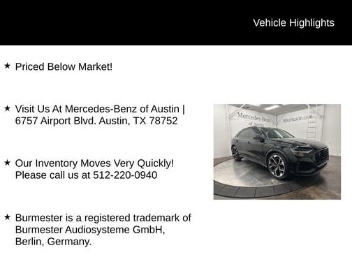 2022 Audi RS Q8 4.0T quattro