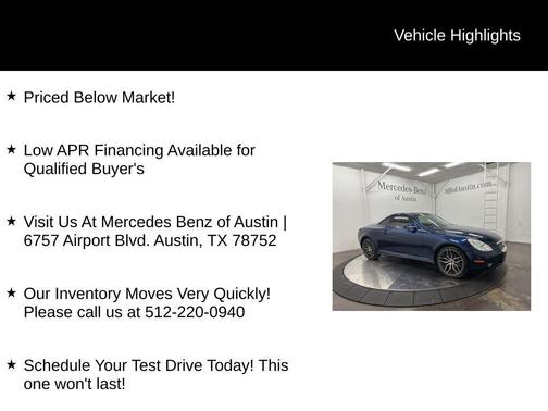 2004 Lexus SC 430 Base (A5)