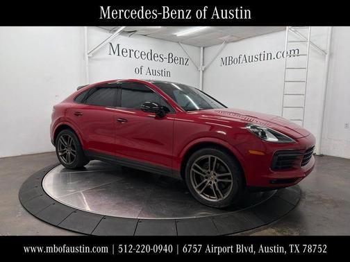 Red 2022 Porsche Cayenne Base