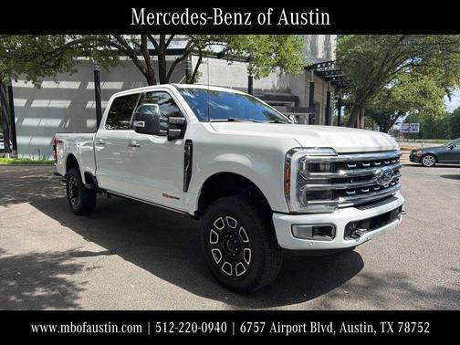 White Metallic 2024 Ford F-250 Platinum