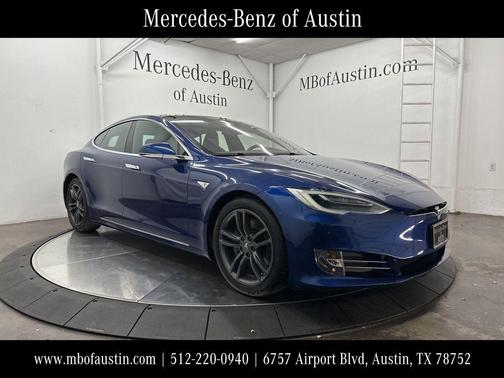 Blue 2016 Tesla Model S 90D