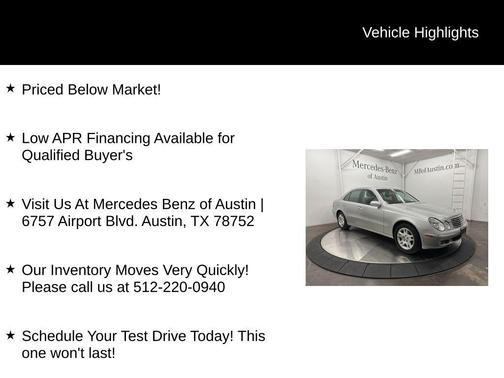 2005 Mercedes-Benz E-Class E 320