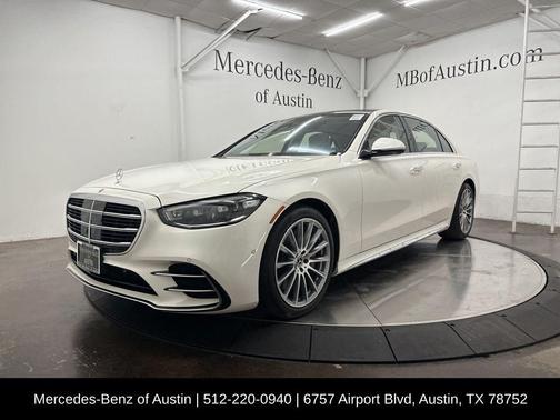 Diamond White 2023 Mercedes-Benz S-Class S 500 4MATIC