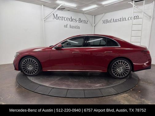Red 2025 Mercedes-Benz E-Class E 450 4MATIC