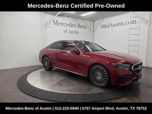 Red 2025 Mercedes-Benz E-Class E 450 4MATIC