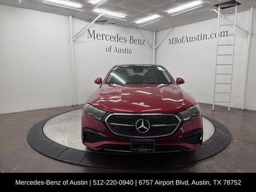 Red 2025 Mercedes-Benz E-Class E 450 4MATIC