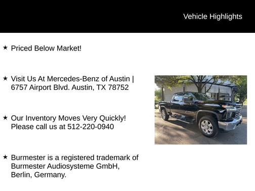 Black 2020 Chevrolet Silverado 2500 LTZ