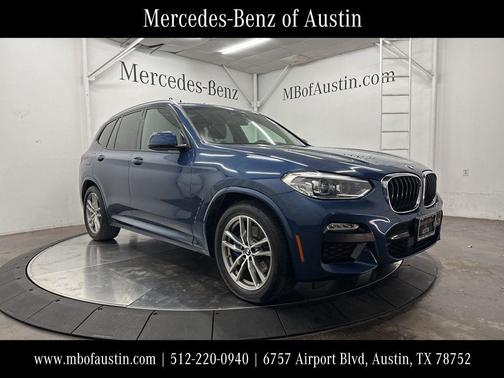 Blue Metallic 2018 BMW X3 xDrive30i
