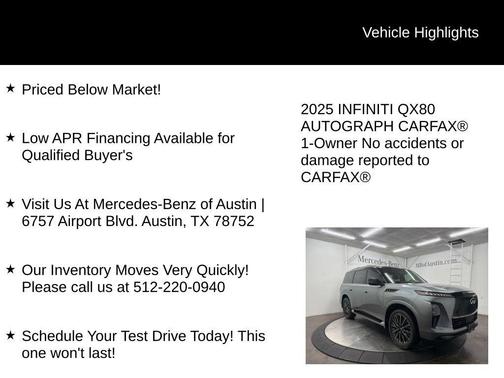 2025 INFINITI QX80 AUTOGRAPH