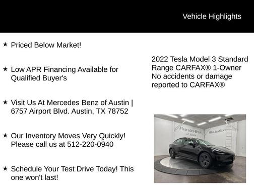 2022 Tesla Model 3 Base
