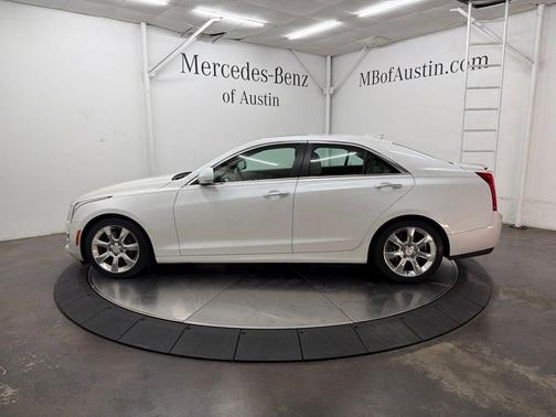 Crystal White Tri-Coat 2015 Cadillac ATS 2.0L Turbo Luxury