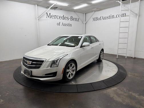 Crystal White Tri-Coat 2015 Cadillac ATS 2.0L Turbo Luxury