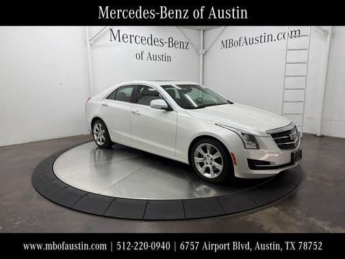 Crystal White Tri-Coat 2015 Cadillac ATS 2.0L Turbo Luxury