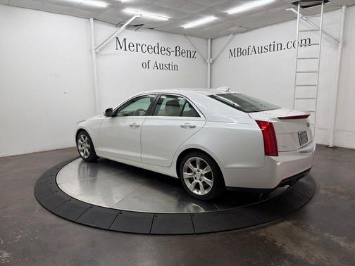 Crystal White Tri-Coat 2015 Cadillac ATS 2.0L Turbo Luxury