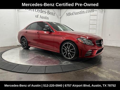 Cardinal Red Metallic 2021 Mercedes-Benz C-Class C 300