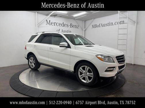 Polar White 2014 Mercedes-Benz M-Class ML 350 4MATIC