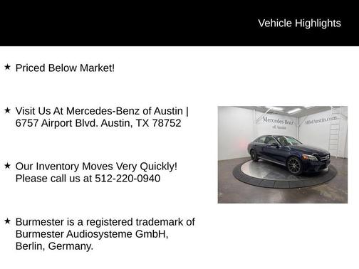 2021 Mercedes-Benz C-Class C 300