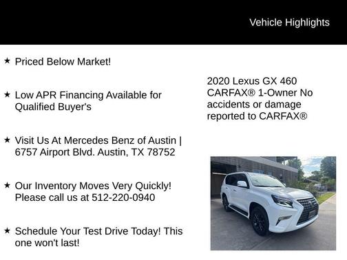2020 Lexus GX 460 Base
