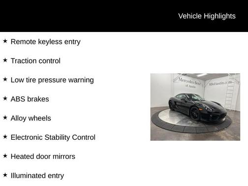 2016 Porsche Cayman Base