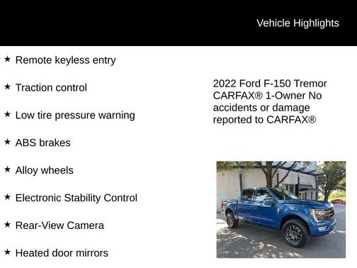 2022 Ford F-150 Tremor