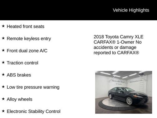 2018 Toyota Camry XLE