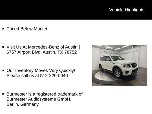 2020 Nissan Armada SL