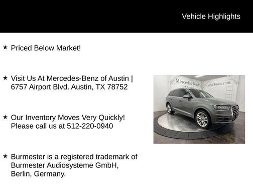 2017 Audi Q7 3.0T Prestige