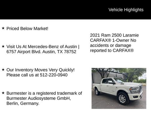 2021 RAM 2500 Laramie