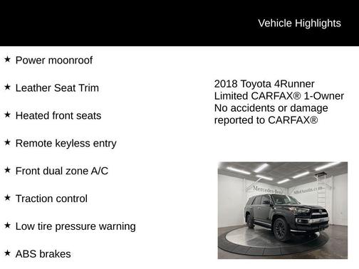 2018 Toyota 4Runner Limited