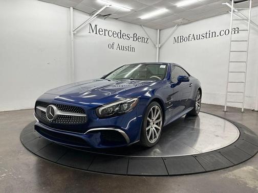 Blue 2017 Mercedes-Benz SL 550 Base