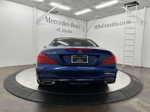 Blue 2017 Mercedes-Benz SL 550 Base