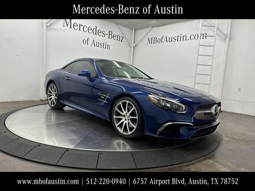 Blue 2017 Mercedes-Benz SL 550 Base