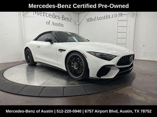 MANUFAKTUR Moonlight White Metallic 2022 Mercedes-Benz AMG SL 63 Base