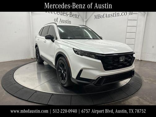 Platinum White Pearl 2024 Honda CR-V Hybrid Sport