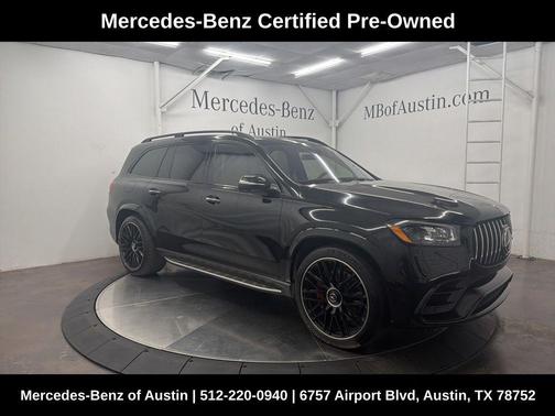Obsidian Black Metallic 2021 Mercedes-Benz AMG GLS 63 Base 4MATIC