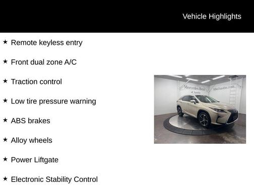 2017 Lexus RX 350 350