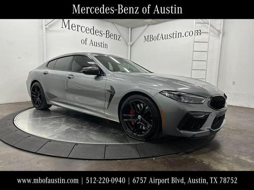 Skyscraper Gray Metallic 2023 BMW M8 Competition Gran Coupe