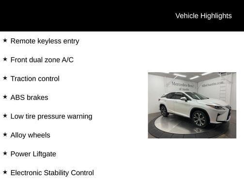 2019 Lexus RX 350 350