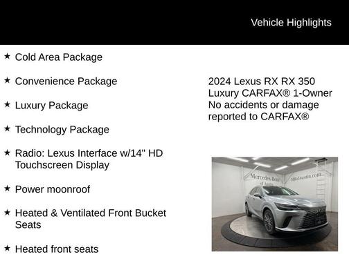 2024 Lexus RX 350 Luxury