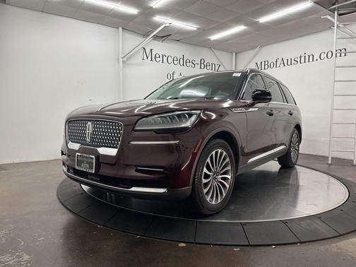 Burgundy Velvet Metallic Tinted Clearcoat 2022 Lincoln Aviator Reserve RWD