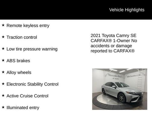 2021 Toyota Camry SE