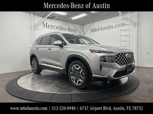 Shimmering Silver Pearl 2023 Hyundai SANTA FE Limited